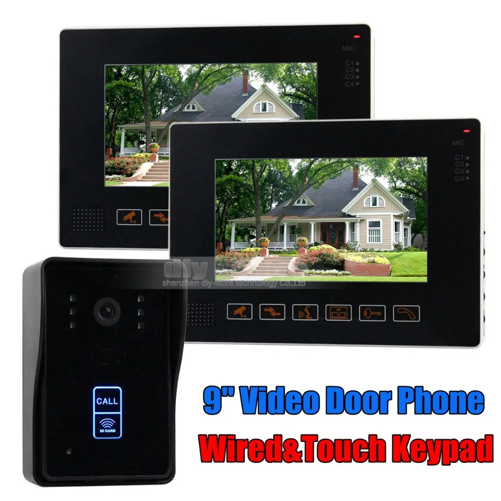 DIYSECUR Compatible CCTV Video Door Phone Intercom