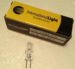 

ILT L7394 6V 20W G4 2000H lampJapan tungsten halogen lamp,GLAMOUR MD1600 MD2000 ,6V20W halogen bulb,GILWAY,L7394-K2