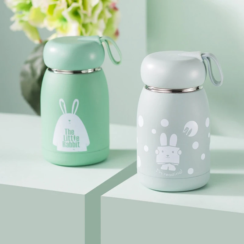 Best 1 Pc Cartoon Stainless Steel Thermos Bottle Mug Vacuum Flasks Belly Cup Thermal Bottle