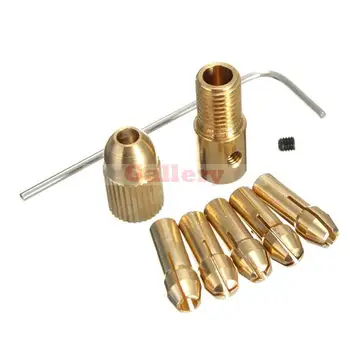

8 Pcs 0.5-3mm Small Electric Drill Bit Collet Micro Twist Chuck Set with Allen Wrench Makita Power Tools Accessories Power Tools