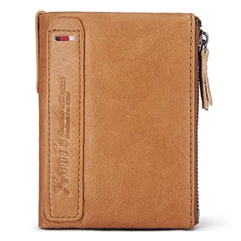 

Women's leather retro wallet zipper design with coin purse High Quality Vintage Designer mini wallet Bolsas Feminina women bag