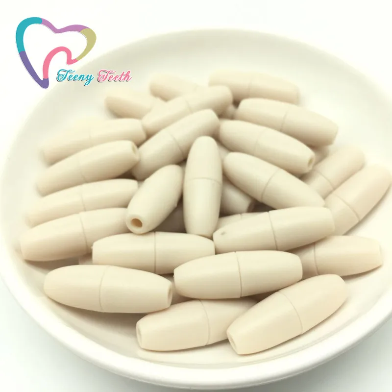 

TeenyTeeth 20PCS Navajo White Plastic Breakaway Clasps Break Away Safety Clasp For Teething Necklaces Bracelet Jewelry DIY Beads