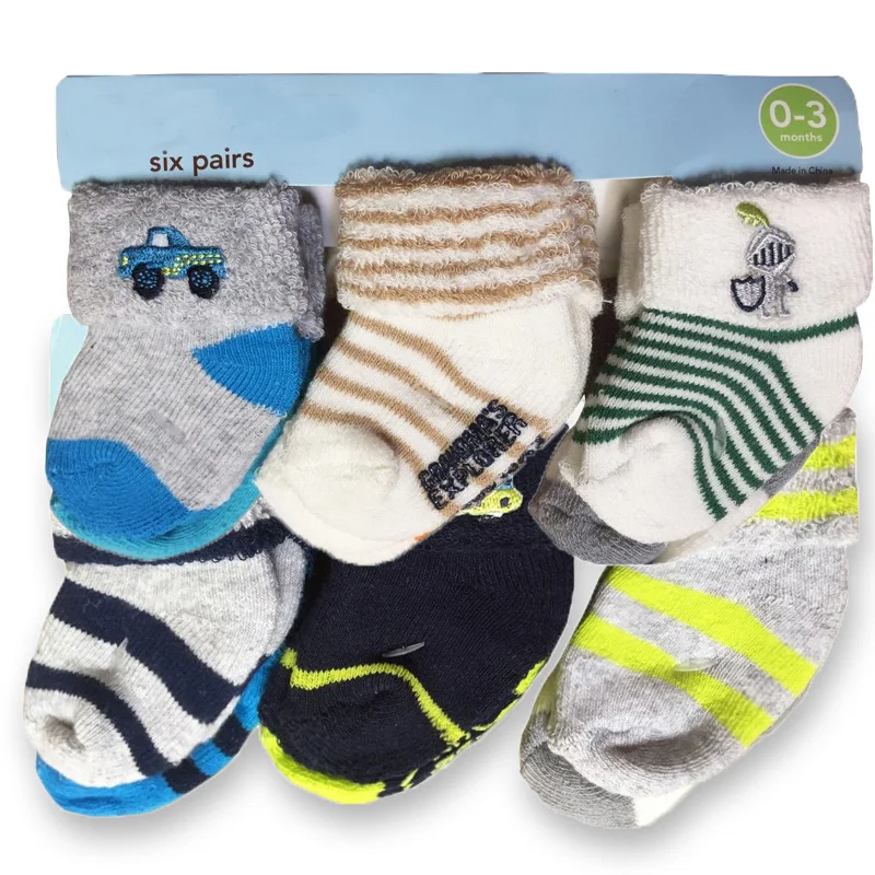 

12 pair/lot Newborn Baby Boy Socks Kids Toddler's Meia Girls Cotton InfantilSocks Good Quality
