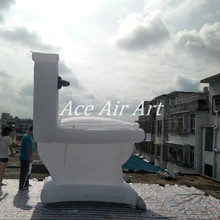 Изготовленный На Заказ Гигантский Рекламный надувной шар комод/надувной чехол для унитаза на продажу