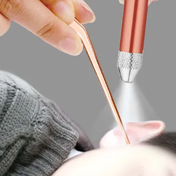 

7 Pcs/Set Professional Ear Spoons Ear Cleaning Tools with Storage Box stainless steel with LED Visible Ear Pick Scoop