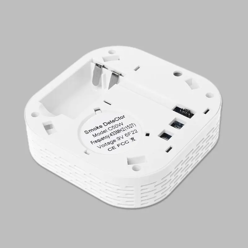 Белый Smart Беспроводной Wi-Fi дымовой детектор пожарной сигнализации Термометры для дома безопасности дистанционное управление гаджеты