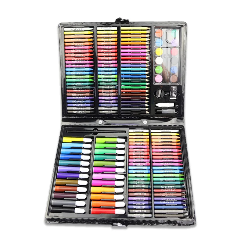 168 Pcs Kids Art Set Painting Set Children Drawing Set Water Color Pen  Crayon Oil Pastel Drawing Tool Art Supplies Stationery - Art Sets -  AliExpress