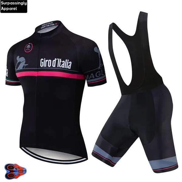 Picture Color Мужская летняя одежда для велоспорта Tour de Italy Team Pro, футболка для велоспорта, комплект с шортами, Ropa Ciclismo Bi, одежда для велоспорта, Maillot Culotte 9D - Цвет: Picture Color