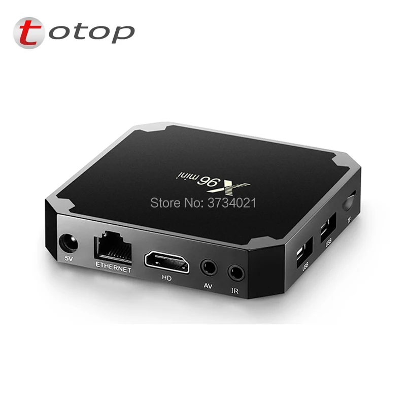 X96 Мини Android 7 1 Smart ТВ BOX (1 г/8 г) 2 г/16 г Amlogic S905W 4 ядра К 30tps Wi Fi IP ГГц телеприставки
