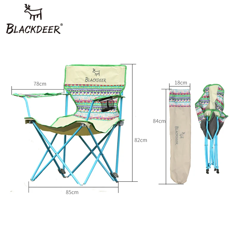 Кресло с регулируемой спинкой BLACKDEER портативные складные стулья рыболовный стул