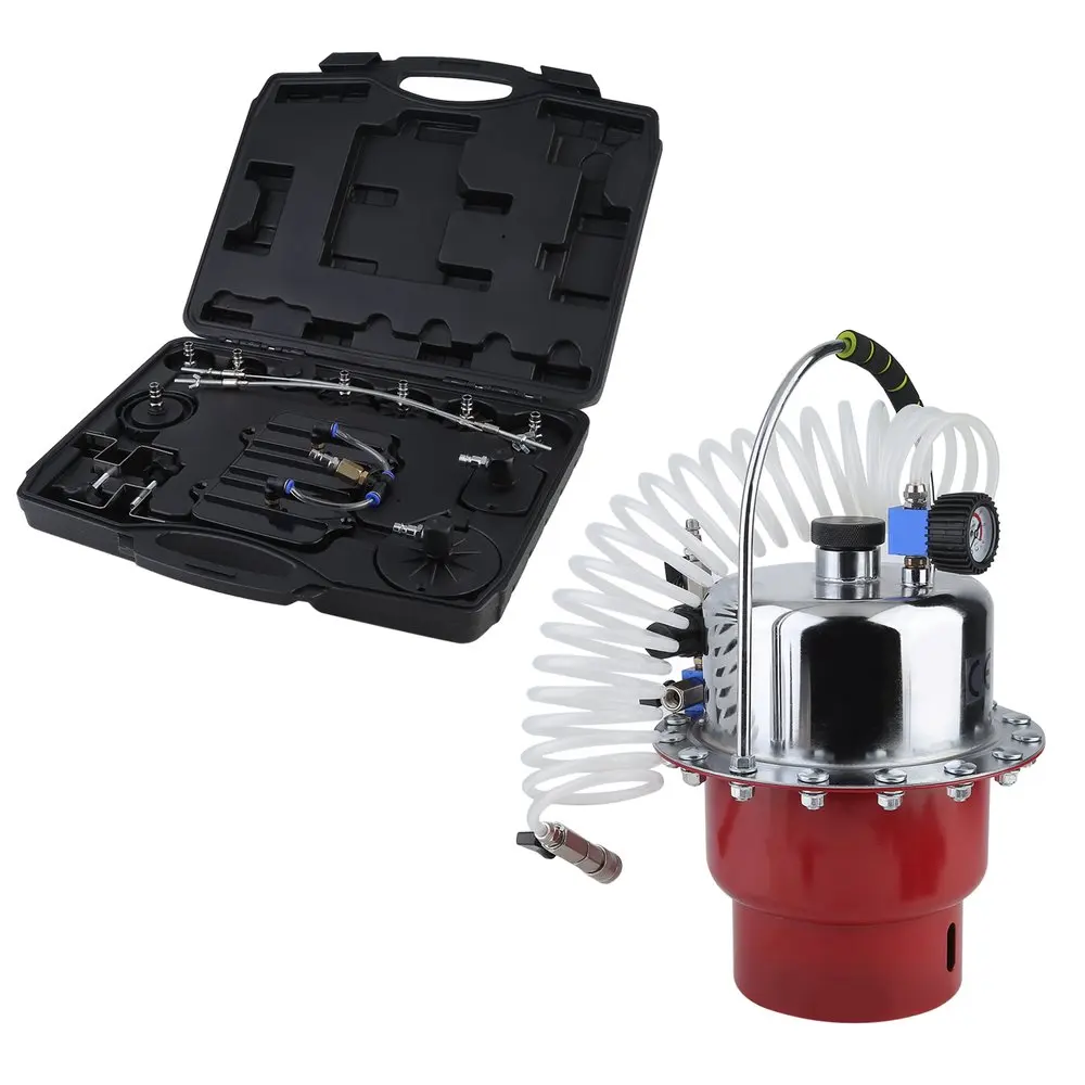 Car Brake Fluid Exchanger Auto Repair Tools Pneumatic Pressure Bleeder Set Professional Brake