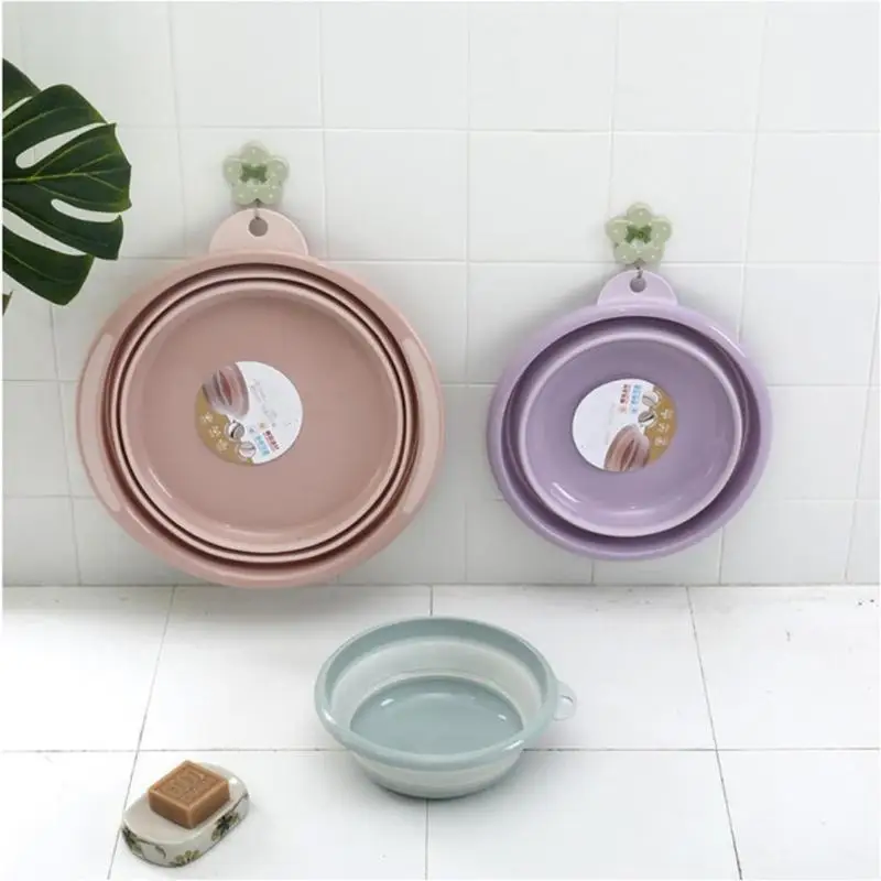 

Portable Foldable Bucket Outdoor Camping Vegetable Fruit Cleaning Basin Car Wash Bucket Tourism Foldable Basin Cleaning Tools