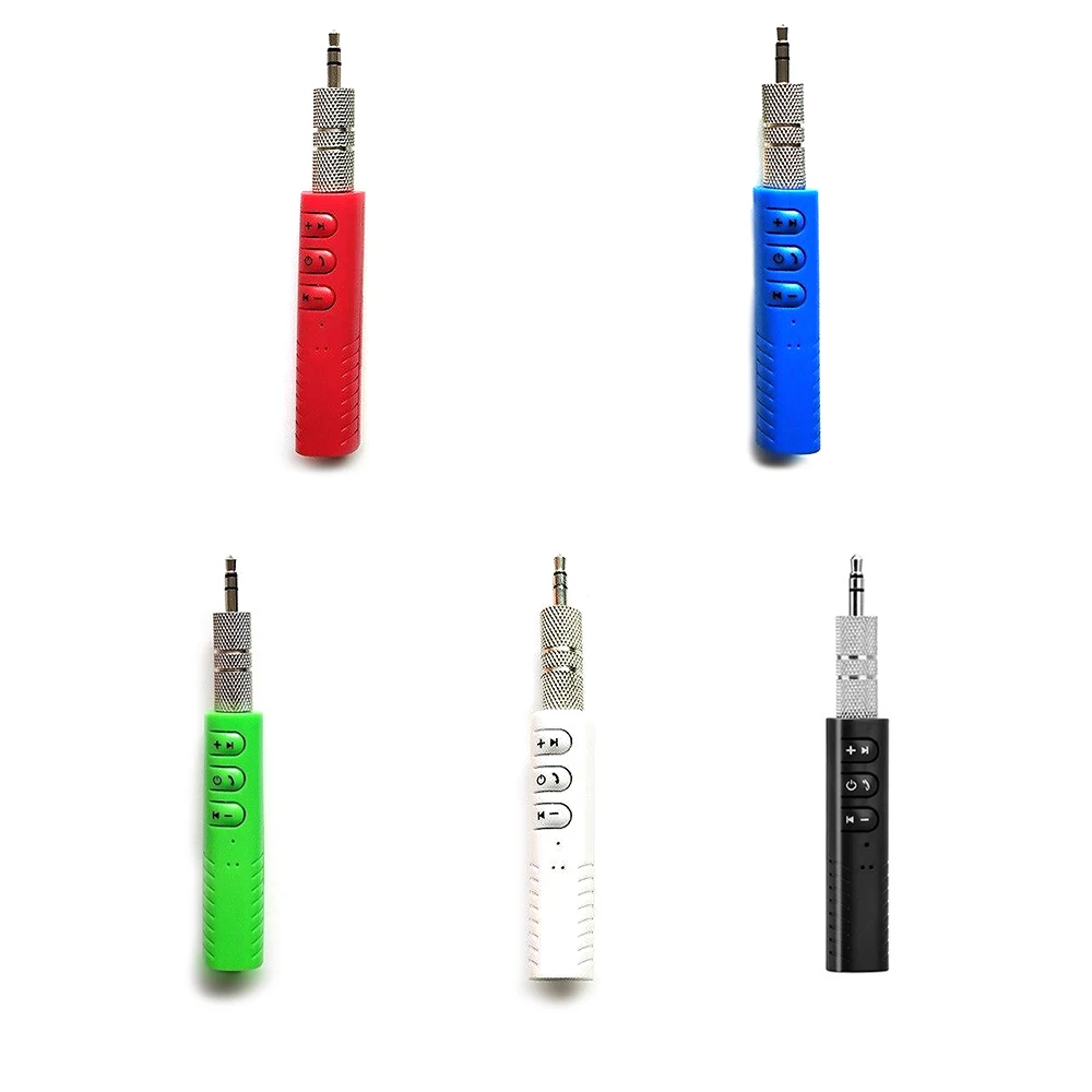 High quality Bluetooth Aux 3.5mm Jack Car Kit Hands Free Music Audio Receiver Adapter Auto AUX accessories | Автомобили и