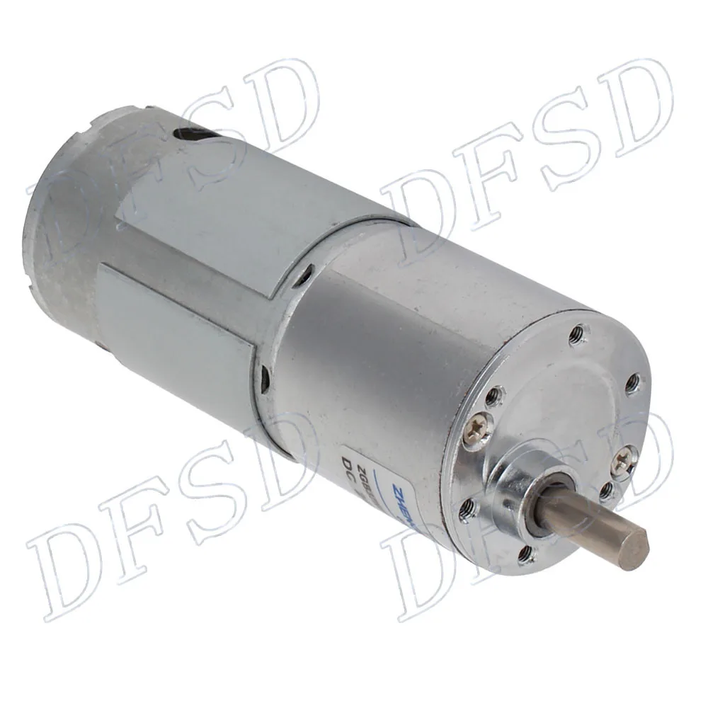 12V DC 45RPM 37mm Powerful High Torque Gear Box Motor Speed Reduction