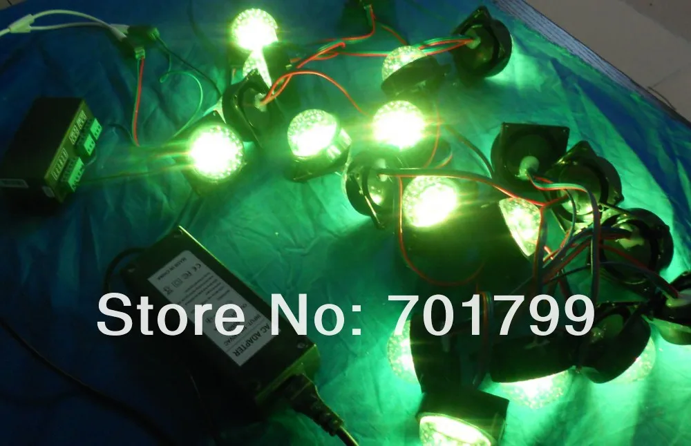 DC12V 6 шт. SMD 5050 RGB Полноцветный WS2811 Светодиодный пиксельный настенный светильник; крышка с диаметром 50 мм, основание диаметром 60 мм