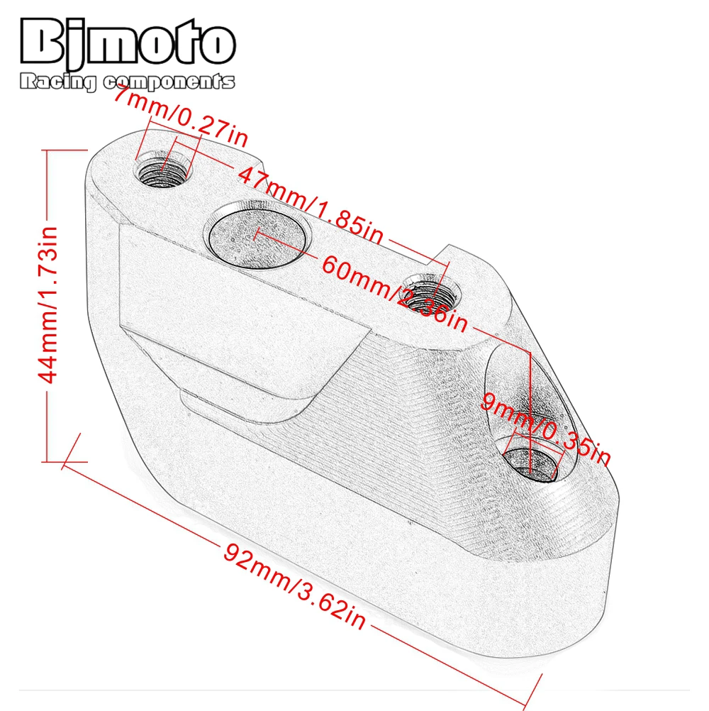 BJMOTO R1200 RS аксессуары для мотоциклов ручка бар зажимы руль стояки BMW R1200RS R 1200 2015 2016
