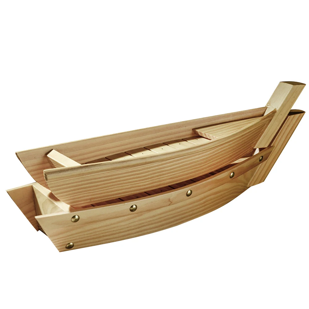 S/M/L деревянный японской кухни лодки для суши Pine Творческий сашими блюдо инструменты для суши кухонная посуда деревянный декор инструмент