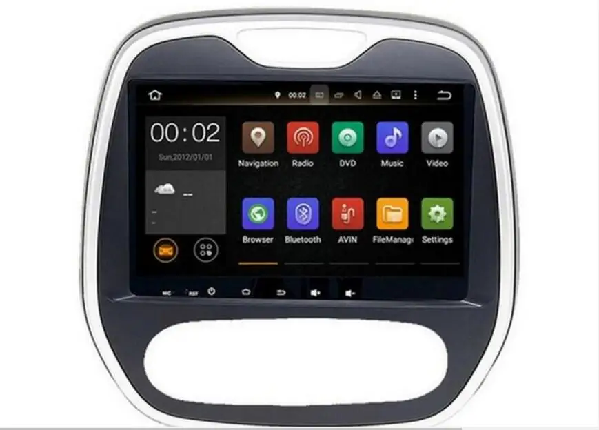 Android 10 автомобильный gps навигатор без dvd плеера для Renault Capture MT 2016 8 дюймов головное