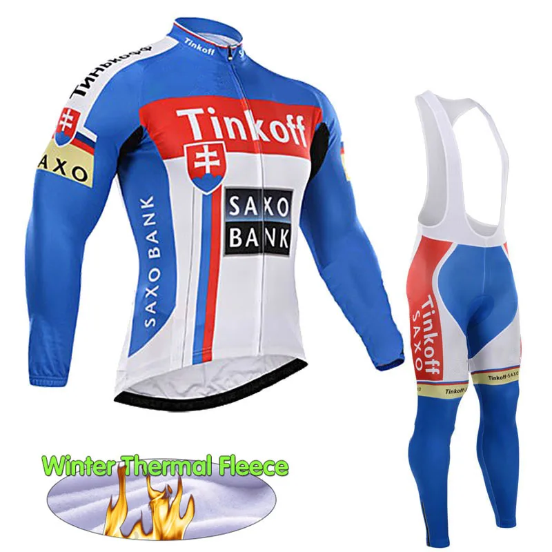 

2019 Winter Thermal Fleece Cycling Jersey Set Ropa Ciclismo Bicycle Maillot Long Sleeve Cycling Clothing Hombre Inviero 9D Pad
