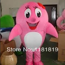 Талисман розовый костюм акулы-талисмана Модный на заказ костюм аниме косплей наборы маскотт маскарадный костюм карнавальный костюм