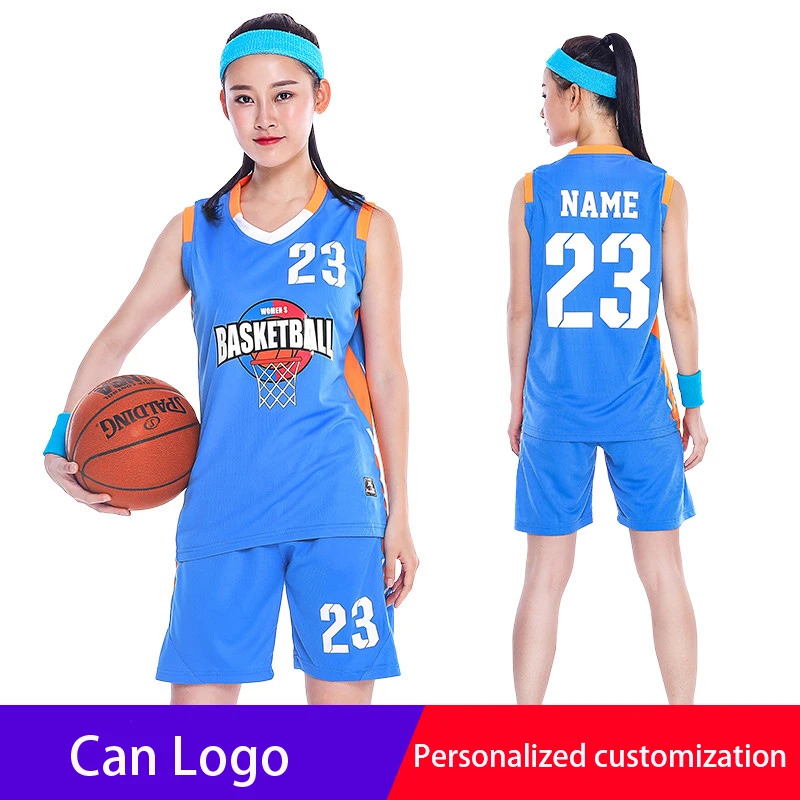 toeter Vuil maandelijks 5Coplors Sets Custom LOGO Nummer Studenten Sport Basketbal Kleding Lady  Training Concurrentie Lady Jerseys Team Uniform|Basketbal truien| -  AliExpress