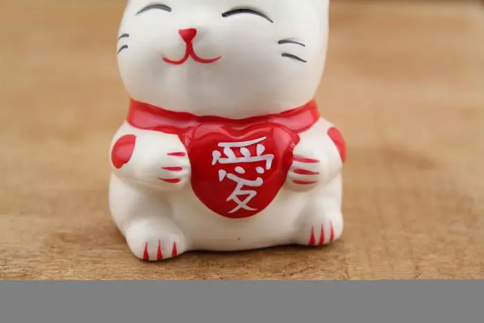 Керамика Lucky Cat орнамент милый маленький висит украшение творческий подарок любимым