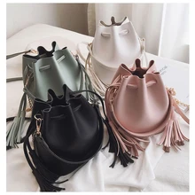 New Designer Bucket Bag Pu Leather Handbags Crossbody Bags For Women Messenger Bag Tassel Composite Bag New Designer Bucket Bag Pu Leather Handbags Crossbody Bags For Women Messenger Bag Tassel Composite Bag