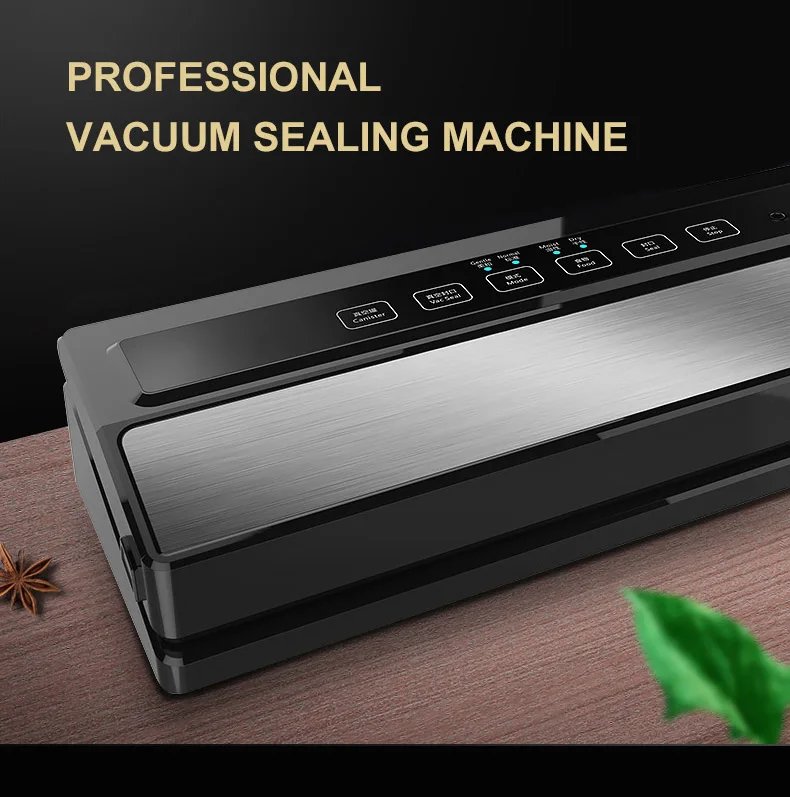 220V 110W Household Food Vacuum Sealer Packaging Machine Film Automatic Sealer Vacuum Packer