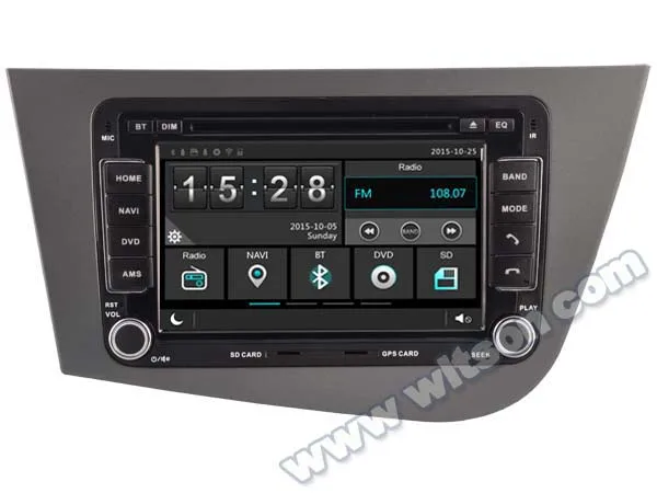 Perfect 7" Capacitive Touch Screen Special Car DVD for Seat Leon 2005-2012 & Seat Altea 2004-2012 & Seat Altea XL 2007-2013 4