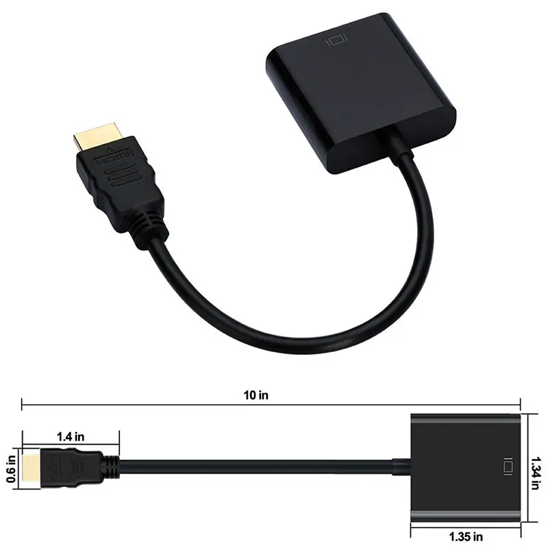 Ugreen -HDMI-to-VGA-Adapter-Digital-to-Analog-Video-Audio-Converter-Cable-HDMI-VGA-Connector-for (5)