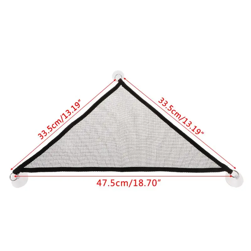 2 Pcs/Set Pet Hammock Mesh Sleeping Bed Play Toys Swing Oxford Fabric For Reptile Snake Lizard Climb Products With Suction Cup