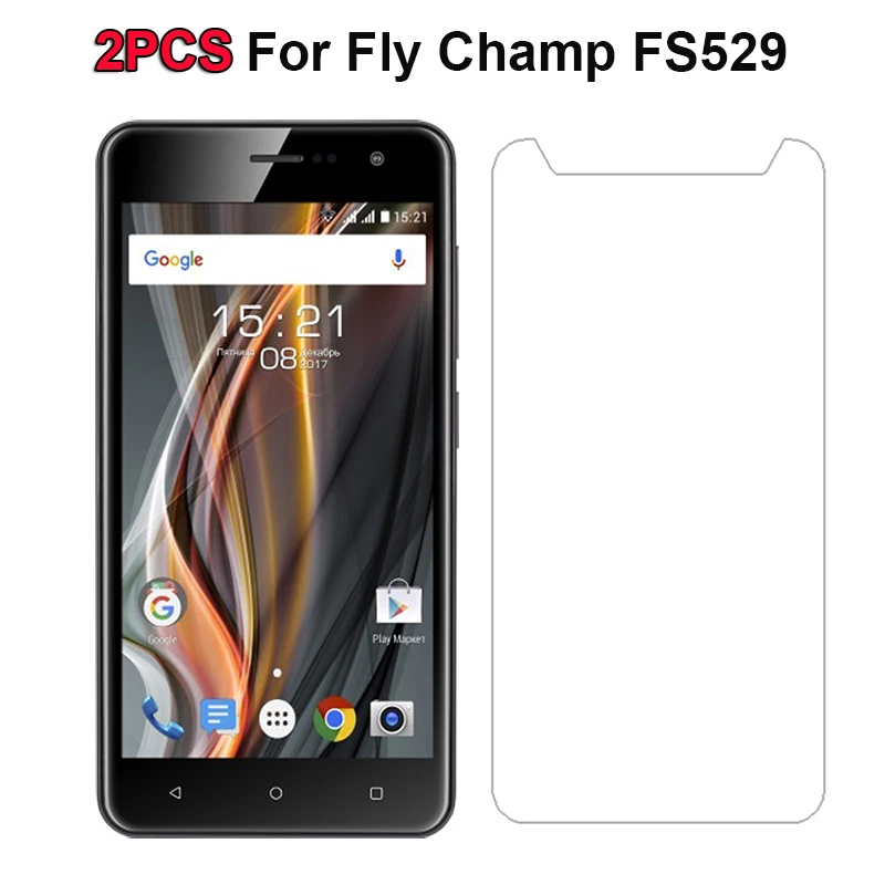 2PCS For Fly Champ Fs529 Tempered Glass Screen Protector Explsion proof Safety Protective Glass Film on Fs 529 pelicula de vidro 2PCS For Fly Champ Fs529 Tempered Glass Screen Protector Explsion proof Safety Protective Glass Film on Fs 529 pelicula de vidro