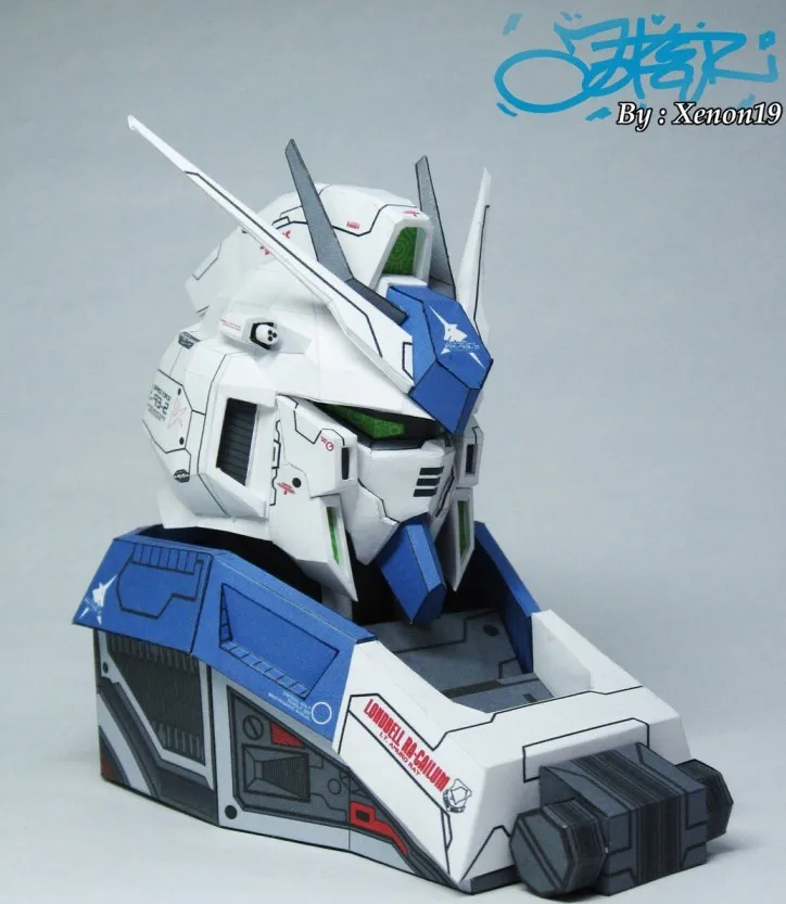 

RX-93-2 HI-V Manatee Gundam bust Paper 3D Model