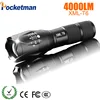 2022 LED Flashlight 18650 torch waterproof  rechargeable  XM-L T6 4000LM 5 mode led Zoomable light For 3x AAA or 3.7v Battery ► Photo 2/6