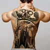 Tatuajes temporales para hombres Tatuajes chinos temporales soy tu héroe tatuajes grandes en la espalda transferencia de agua chicos tatuaje arte corporal falso ► Foto 3/6