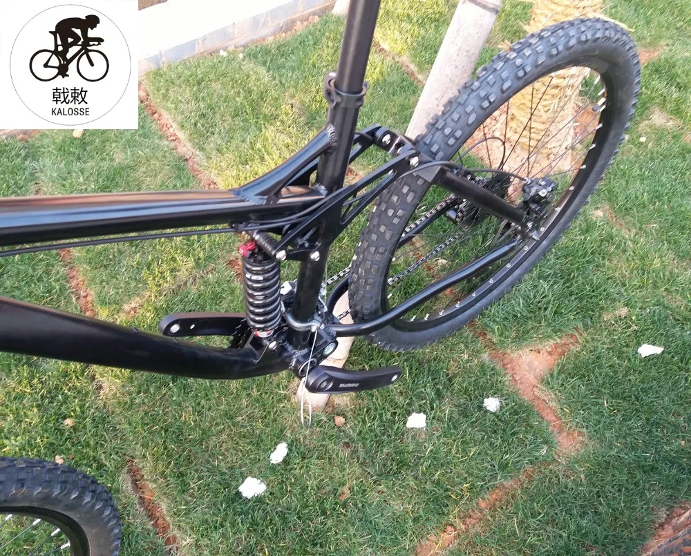 Clearance Kalosse 3X9S aluminum alloy Soft-tail frame M4000 Hydraulic brakes mountain bicycle 26*2.35inch 27 speed 7 Clearance Kalosse 3X9S aluminum alloy Soft-tail frame M4000 Hydraulic brakes mountain bicycle 26*2.35inch 27 speed 7