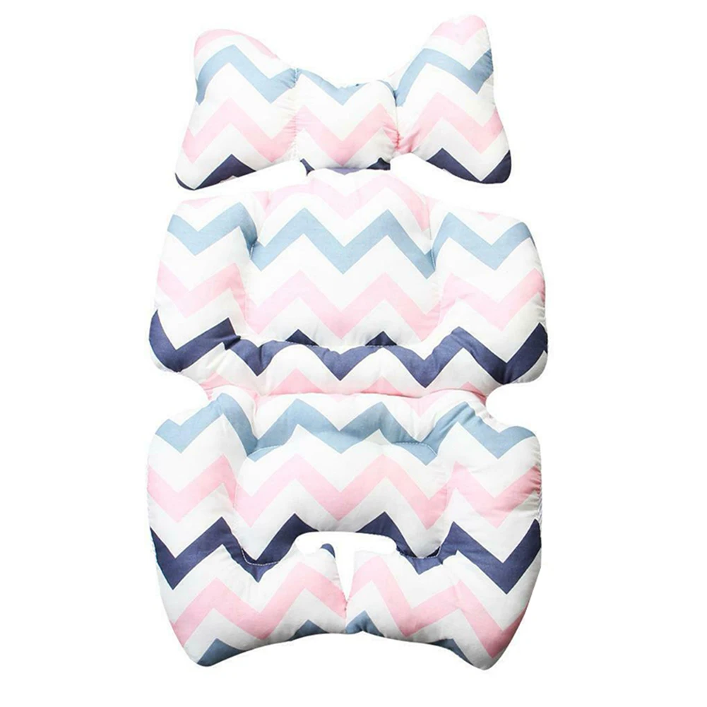 Wave stripe Детская коляска, хлопок, уплотненная подкладка, мягкая, Экологически чистая, стерильная ткань, подкладка 899 - Цвет: Wave stripe