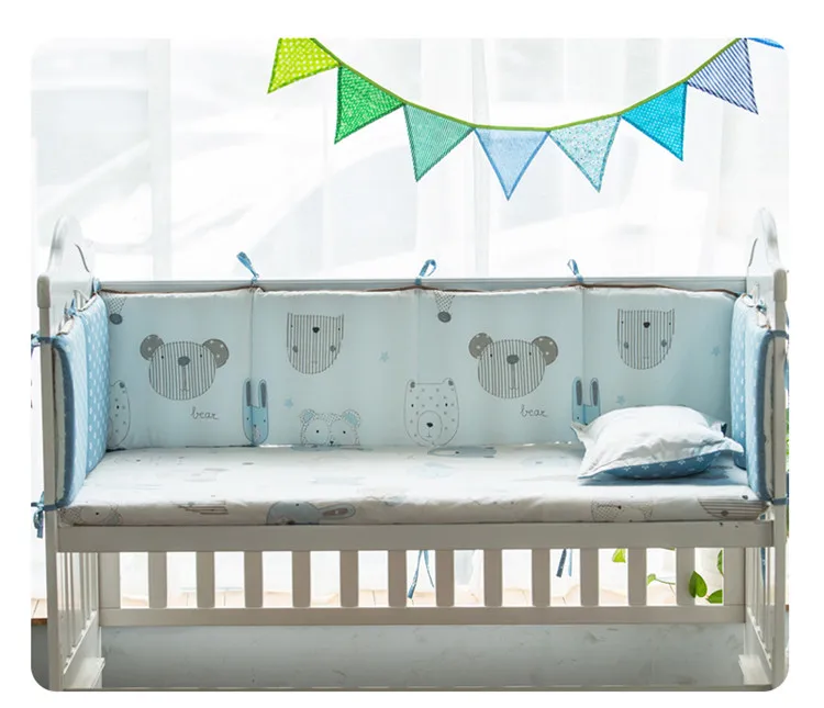 Новорожденных Постельное белье для кроватки Детская кроватка Организатор постельные принадлежности новые хлопковые детские кроватки