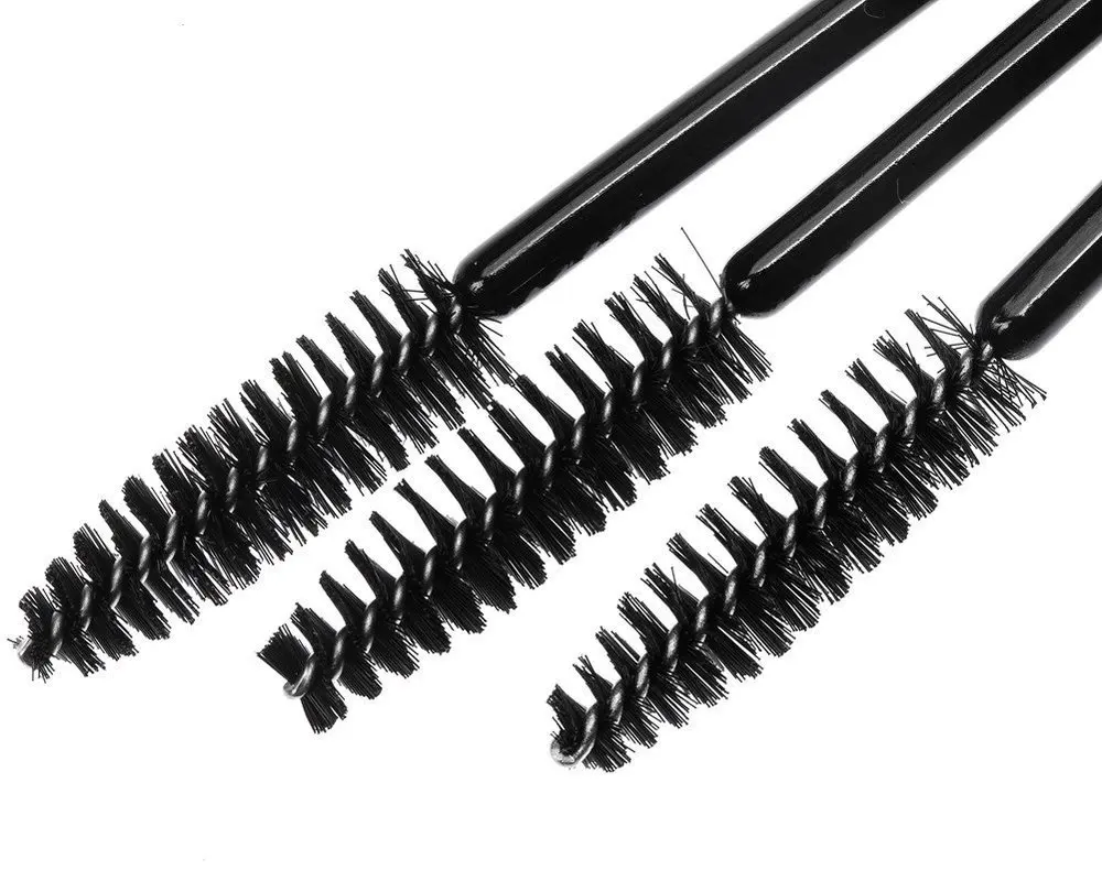 100 черных одноразовых норковых ресниц мини кисти тушь Аппликаторы|brush mascara|mascara
