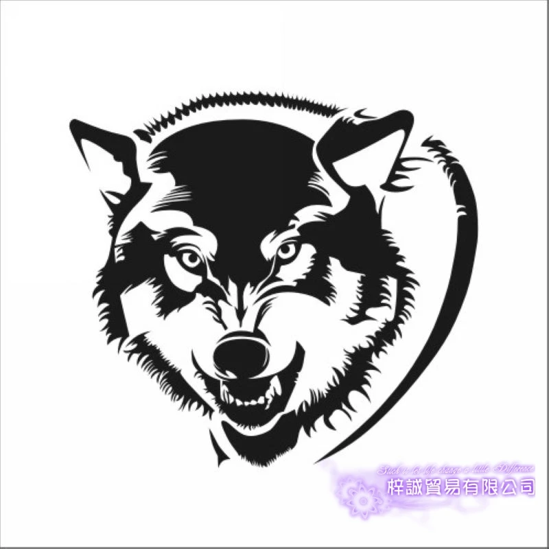 Hunt Wolf Hunter Decal Hunting Club Sticker Hollow Car Window Vinyl Funny Poster | Дом и сад