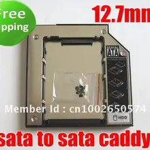 2-й жесткий диск HDD caddy адаптер 12,7 мм Универсальный SATA для ноутбука