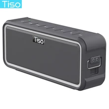 Тисо T15 IPX7 водонепроницаемый динамик bluetooth NFC Беспроводной 20 Вт стерео выход громкоговоритель Спорт на открытом воздухе портативный крюк до подсветки