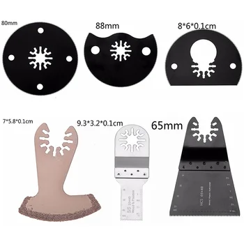 

Professional Oscillating Multitool Semi Circular E-cut Standard Saw Blade HCS Multi Tool for Wood Cutting Renovator Power Tools