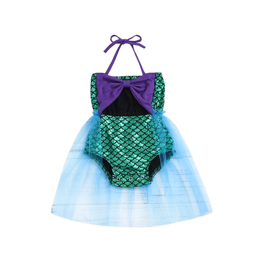 

ARLONEET baby swimwear for girls kids summer Bikini Beach Bow-knot Suspender Romper Swimsuit Dress maillot de bain enfant fille