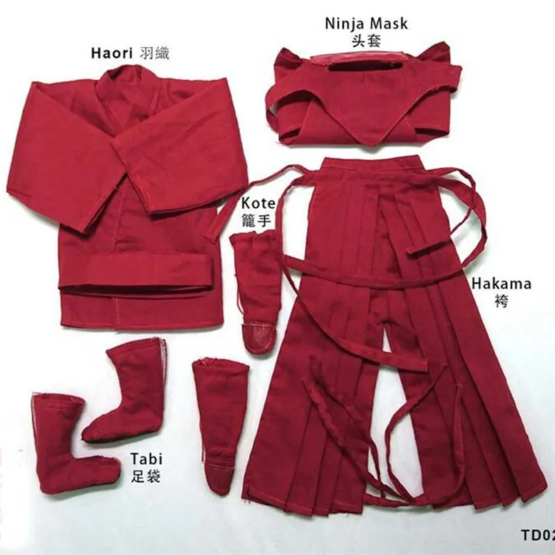 Mnotht 1:6 масштаб костюм ниндзя японское Самурайское Кимоно Одежда Haori Kote Tabi Hakama