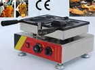 New Commercial Use Non-stick Electric 110v 220v Single Soft Ice Cream Taiyaki Fish Waffle Iron Maker Machine Baker