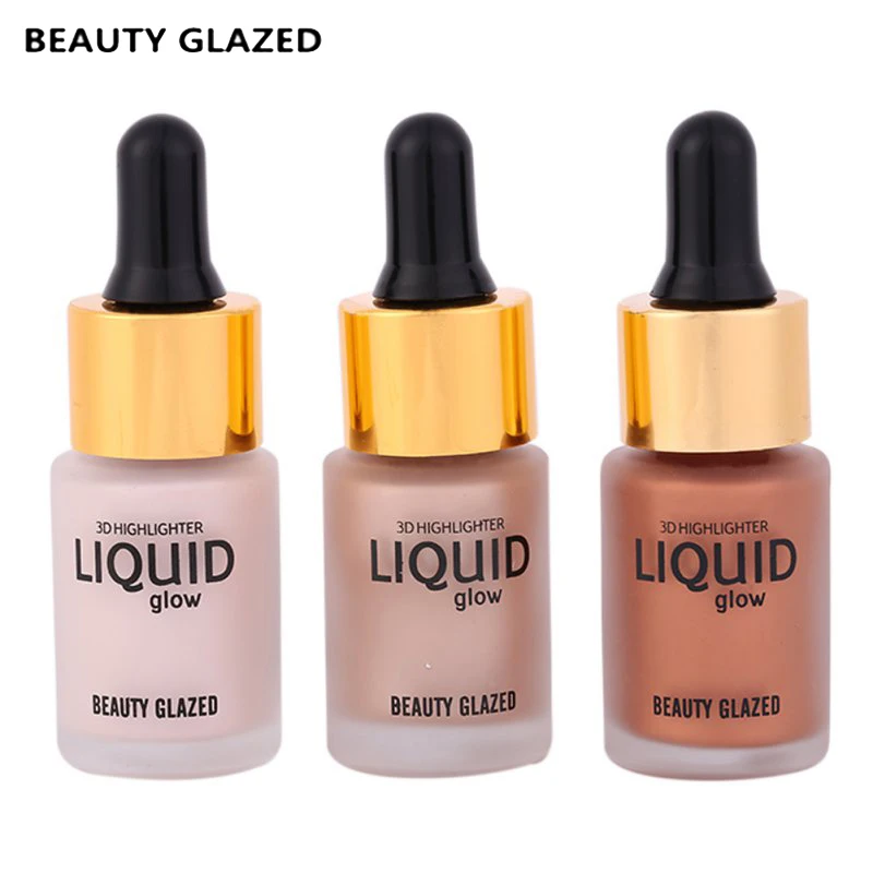 1PC Beauty Glazed Liquid Highlighter Make Up Cream Concealer Shimmer