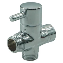 Dia 20mm Douche Metal Enema system attachment Cleaning shower knob nozzle tip T-adapter syringe accessory sex toys