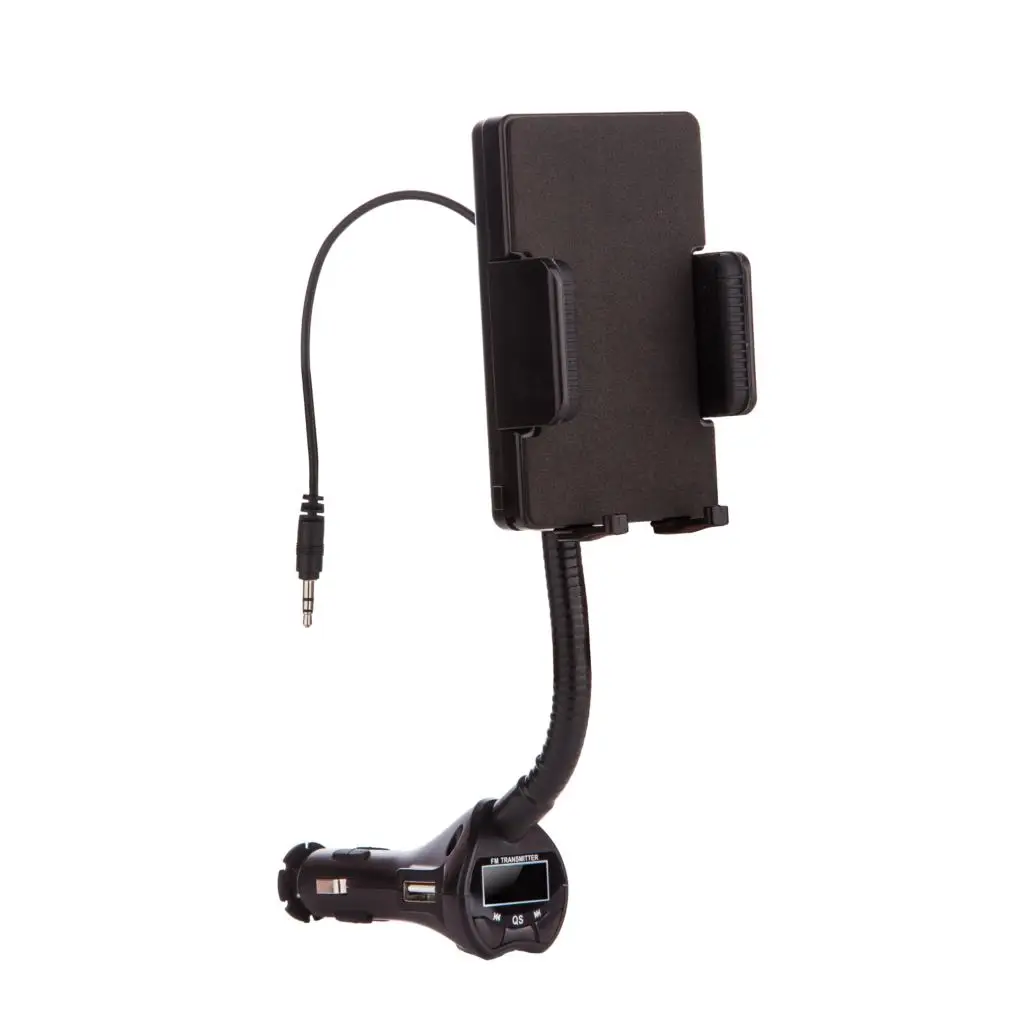 Универсальное USB Автомобильное зарядное устройство 3,5 мм аудио кабель fm-передатчик автомобильный телефон Подставки держатели для iPhone samsung huawei Xiaomi Meizu LeEco