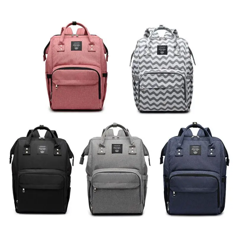 

Mummy Backpack Zipper Large Capacity Travel Maternity Bag Diaper Baby Bag Multifunctional Nursing Bag Backpack Baby Care2019 g